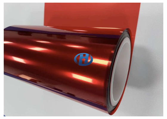 20 μm Red PET Single Side Acrylic Adhesive Film used as Protective and Waste Discharge Films in 3C industries