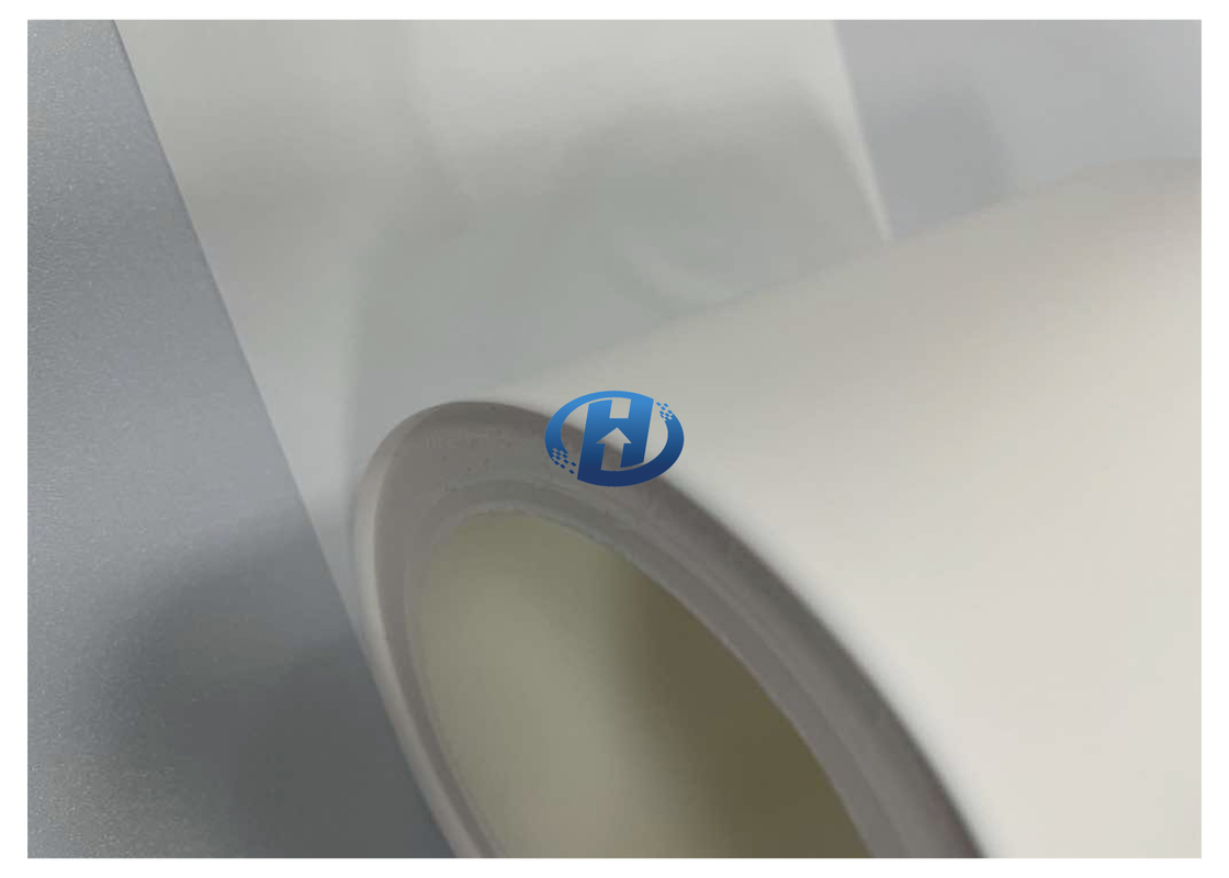 50 μm White LDPE Silicone Coated Polyethylene Release Film Constency In Coating No Silicone Transfer