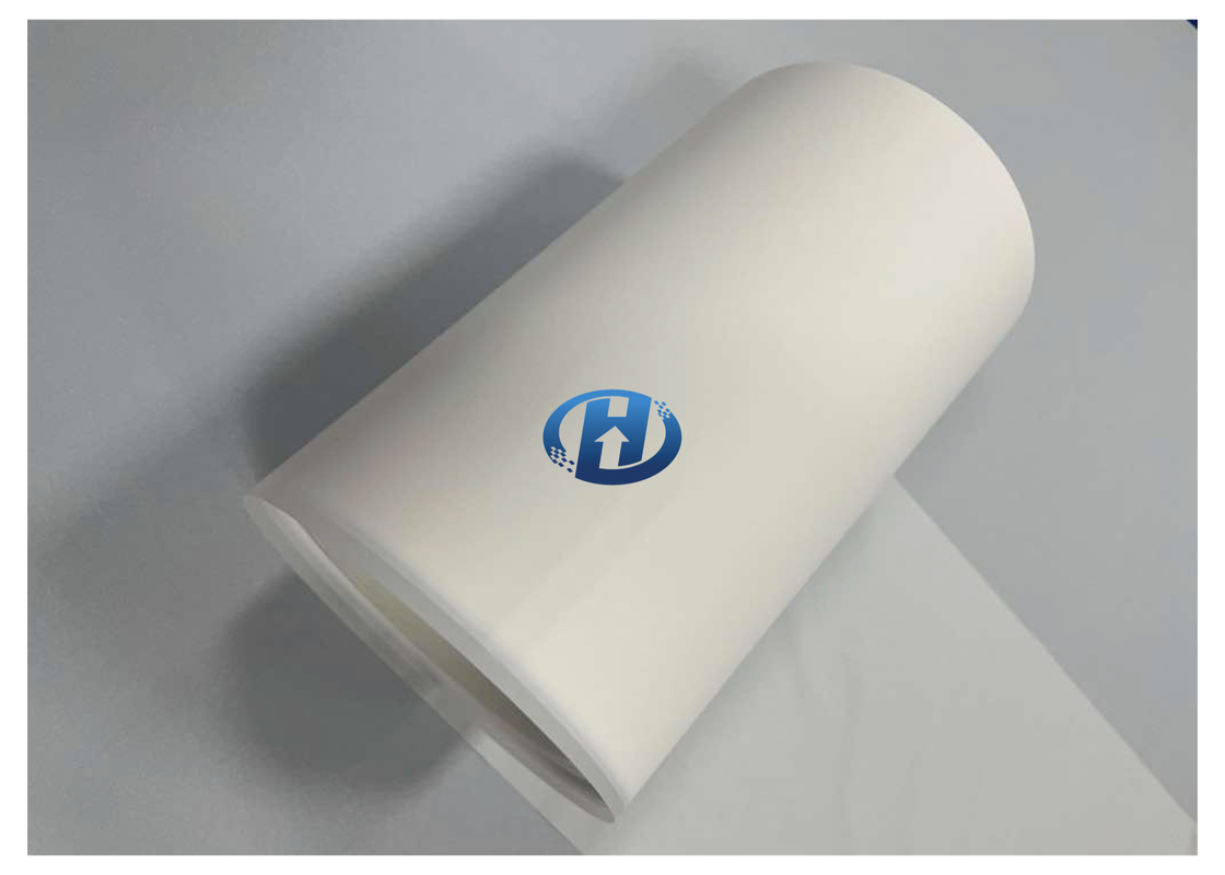 50 μm White LDPE Silicone Coated Polyethylene Release Film Constency In Coating No Silicone Transfer