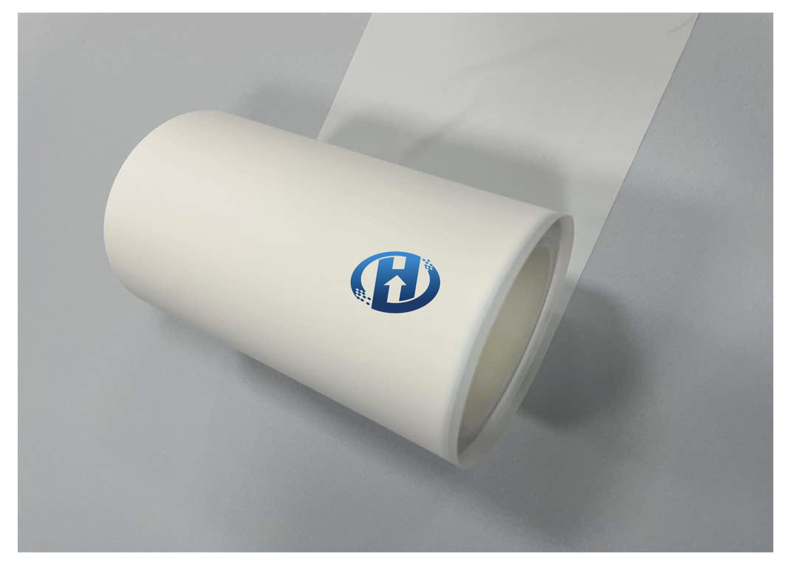 50 μm White LDPE Silicone Coated Polyethylene Release Film Constency In Coating No Silicone Transfer