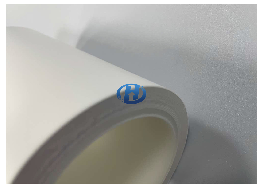 50 μm White LDPE Silicone Coated Polyethylene Release Film Constency In Coating No Silicone Transfer