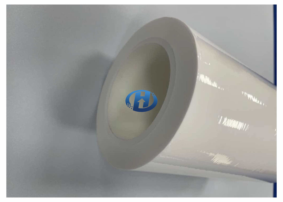60 μm High Density Polyethylene Film White UV Cured No Silicone Transfer