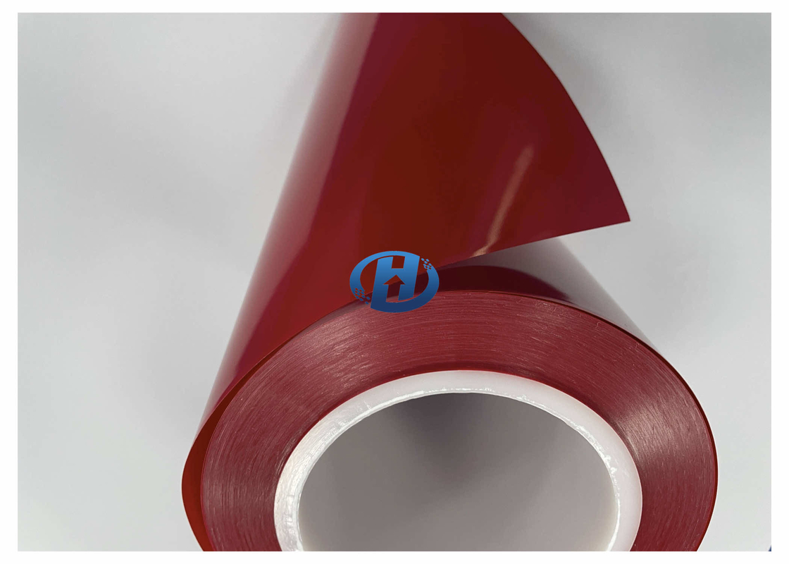 120 μm LDPE Release Film Red Double Side UV Cured Silicone Coating film mainly for tape applications