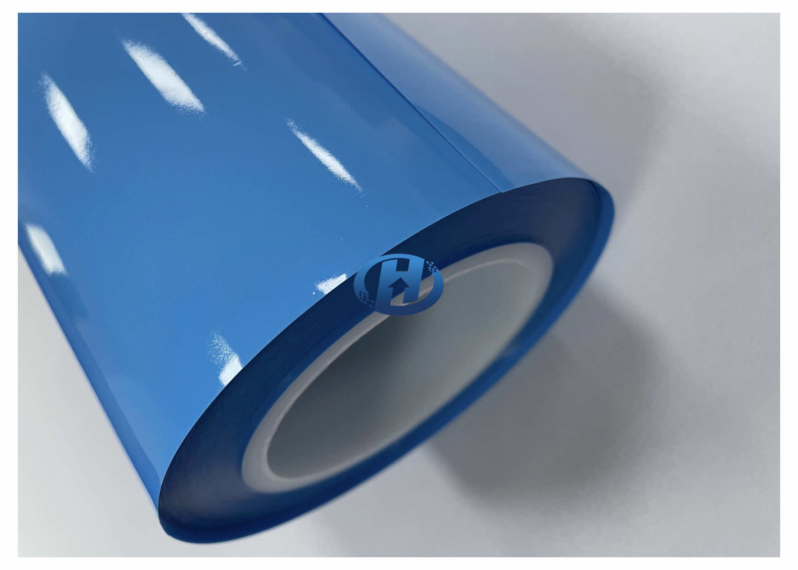 35 μm Low Density Polyethylene Film Blue Silicone Coating PE Film for Tape application