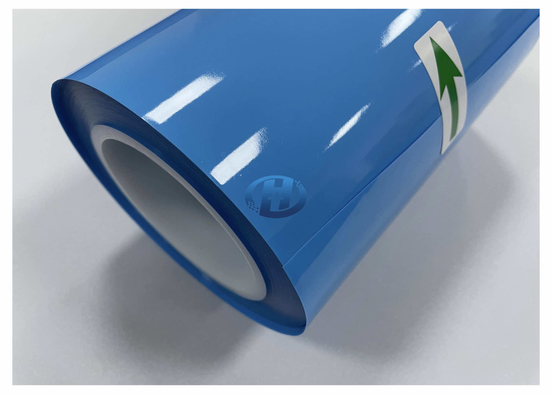 50 μm Blue LDPE Double Side Silicone Coating Film Without Silicone Transfer  Residuals