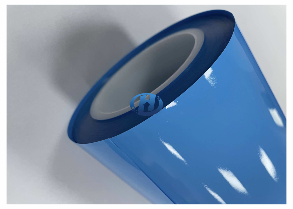 50 μm Blue LDPE Double Side Silicone Coating Film Without Silicone Transfer  Residuals