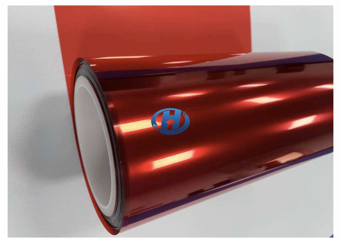 20 μm Polyester Release Film Red PET Reflective Film For Reflective Traffic Signs