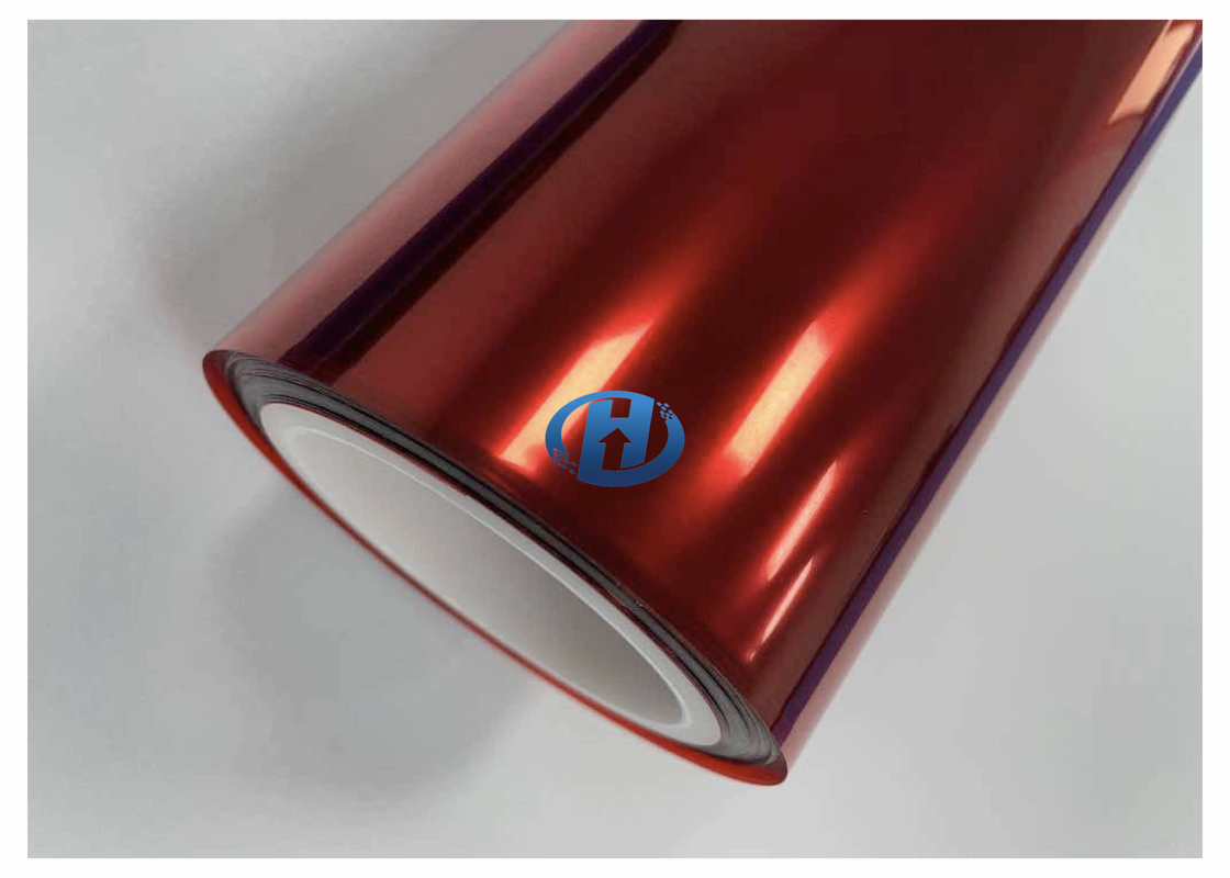20 μm Red UV Cured PET Polyester Transfer Film For Precision Molds