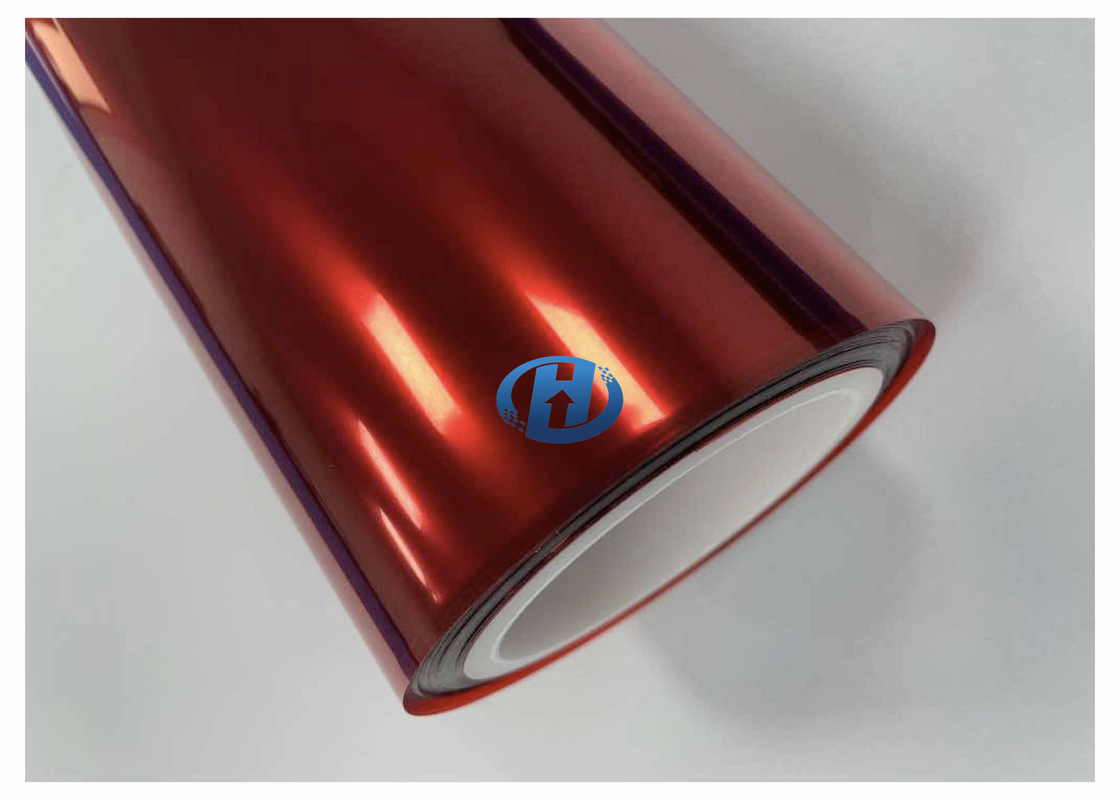 20 μm Red UV Cured PET Polyester Transfer Film For Precision Molds
