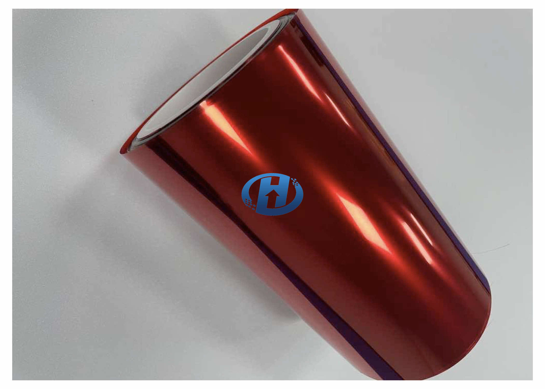 50 μm Red PET, PET Release Film Optical Grade Film Waste Discharge Film in 3C industry Converting Process Film