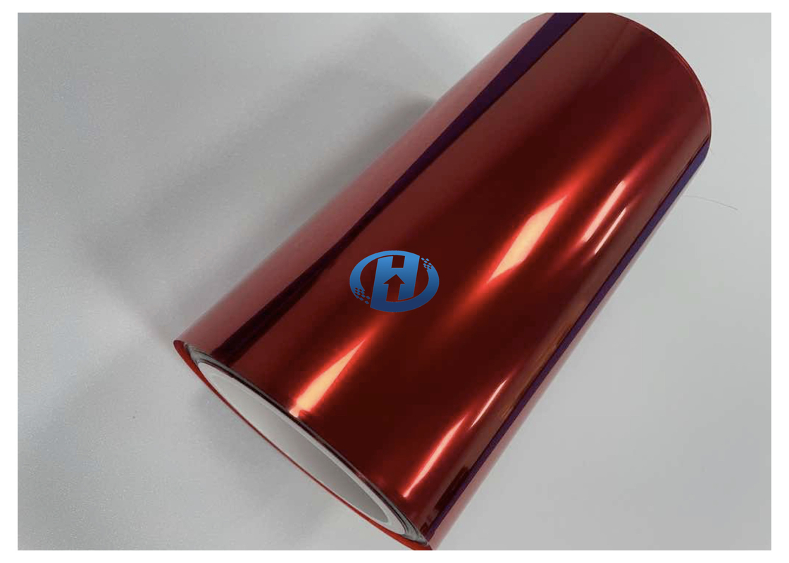 50 μm Red PET, PET Release Film Optical Grade Film Waste Discharge Film in 3C industry Converting Process Film