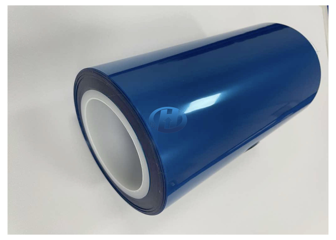 20 μm Polyester Blue Silicone Coated PET Release Film Excellent Properties in Release Force and Subsequent Adhesion