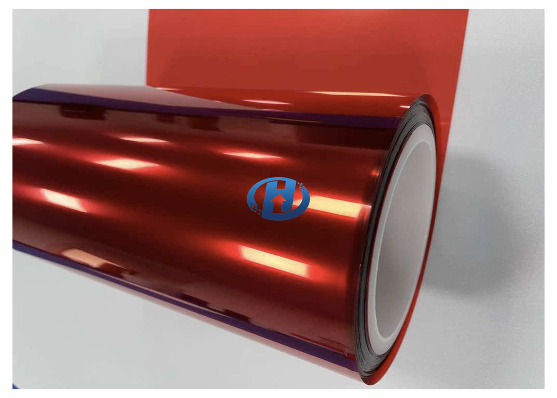 20 μm PET Non-Silicone Release Film Red Polyethylene Terephthalate As a waste discharge film used in 3C industries