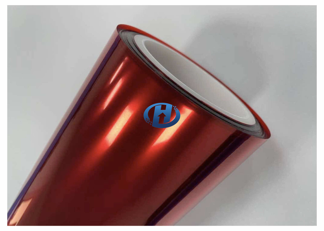 20 μm Red PET Non Silicone Release Film, used as waste discharge films in 3C industries