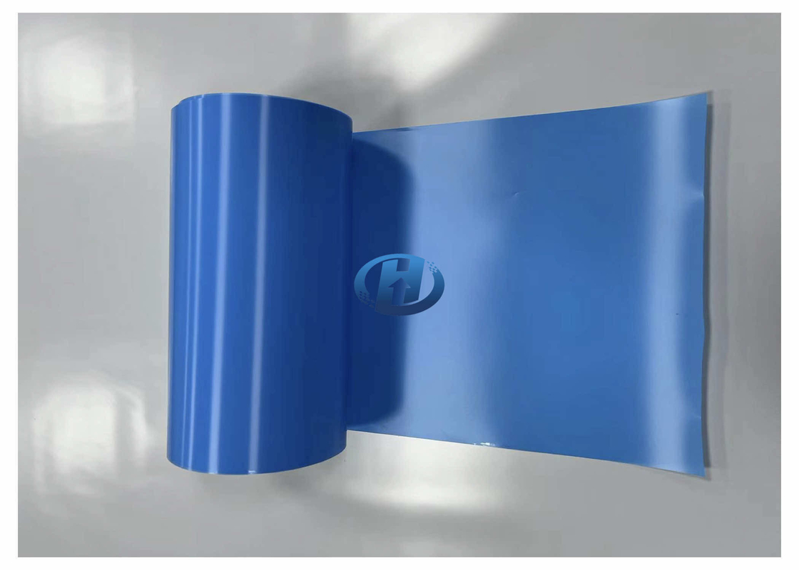 85 μm MOPP Film Monoaxially Oriented Polypropylene Release Film in Green Blue Red